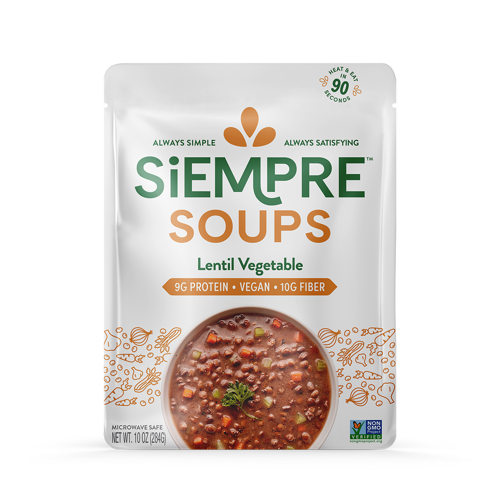 Pouch of Lentil Vegetable Soup